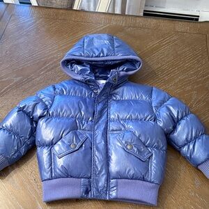 Kids Blue/Purple Puffer Jacket